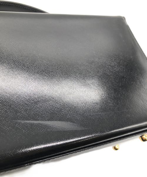 VERSACE（ヴェルサーチェ）VERSACE (ヴェルサーチェ) ハンドバッグ ブラックの古着・服飾アイテム