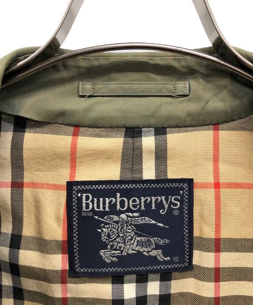 Burberry's（バーバリー）Burberry's (バーバリーズ) 比翼コート オリーブベージュ サイズ:SIZE Sの古着・服飾アイテム