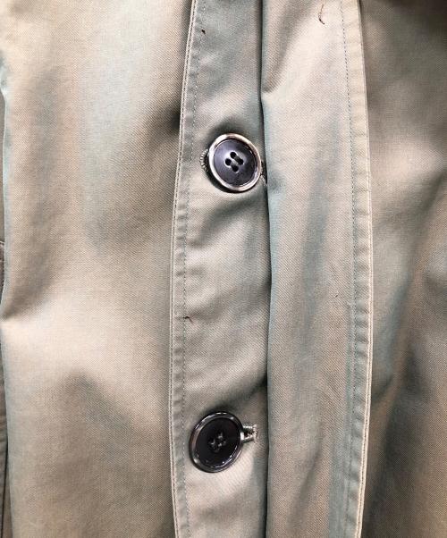 Burberry's（バーバリー）Burberry's (バーバリーズ) 比翼コート オリーブベージュ サイズ:SIZE Sの古着・服飾アイテム