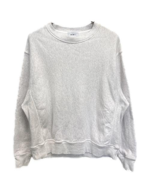 WEWILL（ウィーウィル）WEWILL (ウィーウィル) クルーネックスウェット ホワイト サイズ:3の古着・服飾アイテム