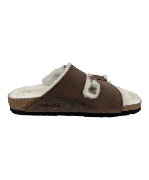 BIRKENSTOCK（ビルケンシュトック）BIRKENSTOCK (ビルケンシュトック) サンダル ブラウン×ホワイト サイズ:38の古着・服飾アイテム