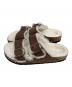 BIRKENSTOCK (ビルケンシュトック) サンダル ブラウン×ホワイト サイズ:38：5000円