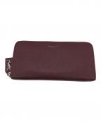 Saint Laurent Parisサンローランパリ）の古着「ラウンドファスナー長財布」｜ボルドー