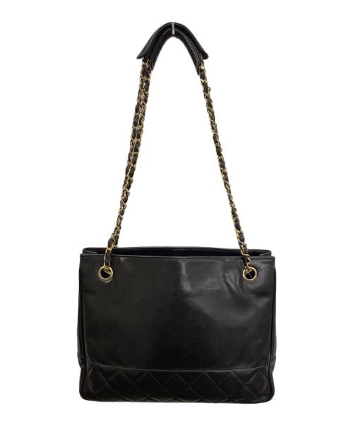 CHANEL（シャネル）CHANEL (シャネル) チェーンショルダーバッグ ブラックの古着・服飾アイテム