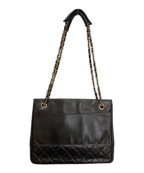 CHANEL（シャネル）CHANEL (シャネル) チェーンショルダーバッグ ブラックの古着・服飾アイテム