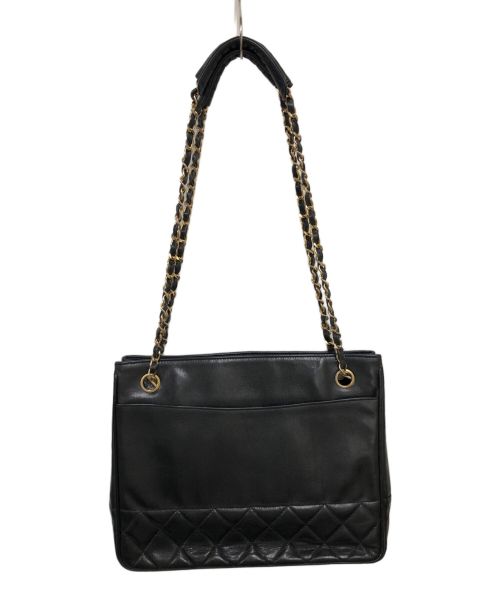 CHANEL（シャネル）CHANEL (シャネル) チェーンショルダーバッグ ブラックの古着・服飾アイテム