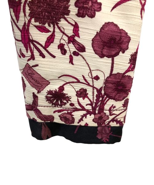 GUCCI（グッチ）GUCCI (グッチ) 花柄ジャケット ピンク×ホワイト サイズ:38の古着・服飾アイテム