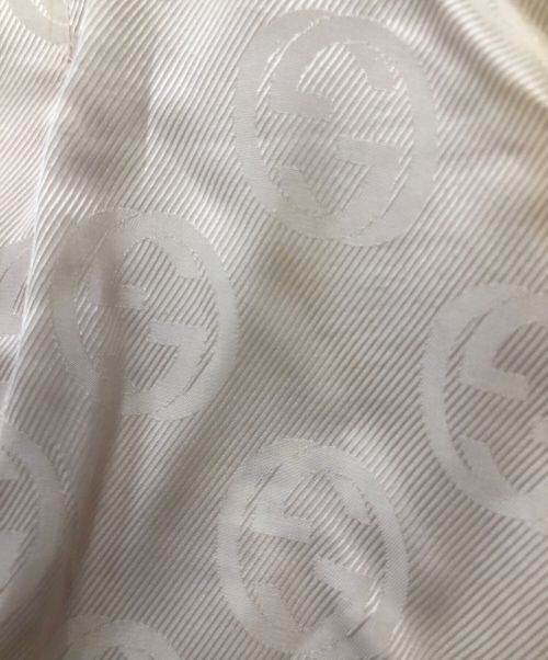 GUCCI（グッチ）GUCCI (グッチ) 花柄ジャケット ピンク×ホワイト サイズ:38の古着・服飾アイテム