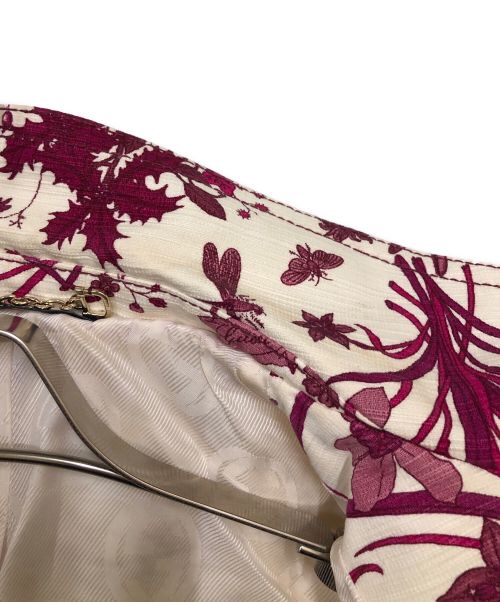 GUCCI（グッチ）GUCCI (グッチ) 花柄ジャケット ピンク×ホワイト サイズ:38の古着・服飾アイテム