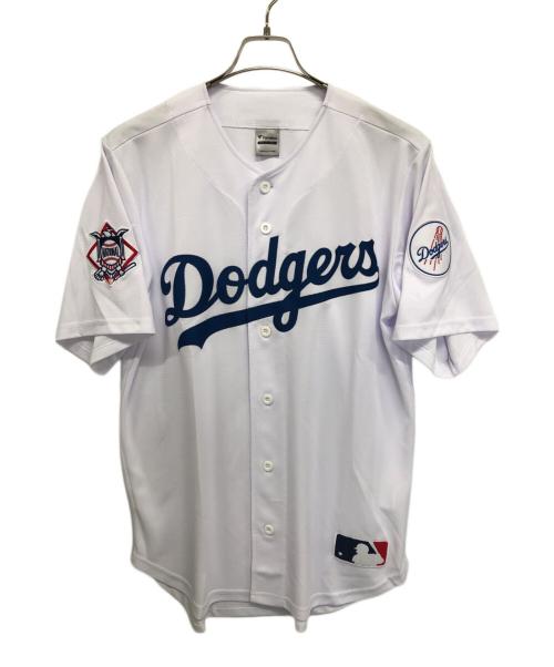 Fanatics（ファナティクス）Fanatics (ファナティクス) Base Ball Shirt(Dodgers) ホワイト サイズ:Ｍの古着・服飾アイテム