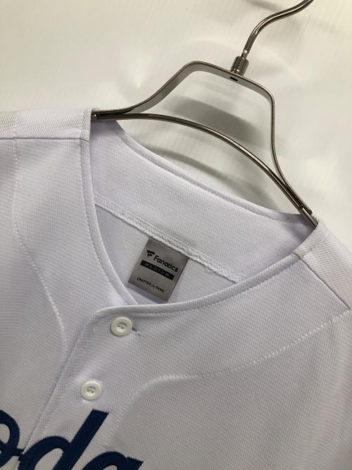 Fanatics（ファナティクス）Fanatics (ファナティクス) Base Ball Shirt(Dodgers) ホワイト サイズ:Ｍの古着・服飾アイテム