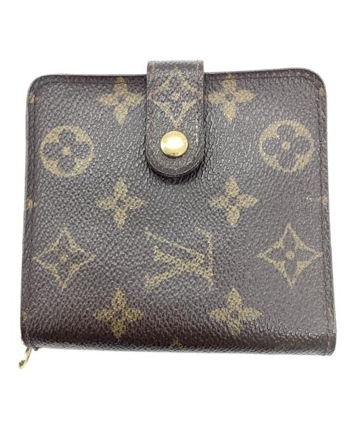 LOUIS VUITTON（ルイ ヴィトン）LOUIS VUITTON (ルイ ヴィトン) モノグラム　コンパクトジップ ブラウンの古着・服飾アイテム