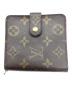 LOUIS VUITTON（ルイ ヴィトン）の古着「モノグラム　コンパクトジップ」｜ブラウン