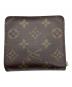LOUIS VUITTON (ルイ ヴィトン) モノグラム　コンパクトジップ ブラウン：13000円