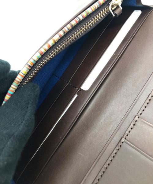 PAUL SMITH（ポールスミス）PAUL SMITH (ポールスミス) 長財布 ブラウンの古着・服飾アイテム