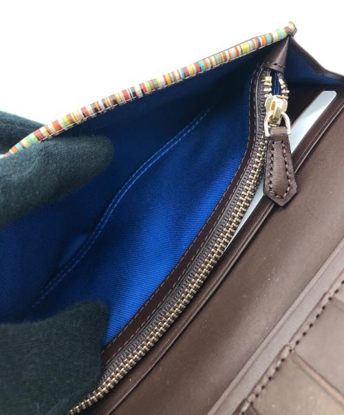 PAUL SMITH（ポールスミス）PAUL SMITH (ポールスミス) 長財布 ブラウンの古着・服飾アイテム