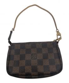 LOUIS VUITTON（ルイ ヴィトン）の古着「ミニ・ポシェット・アクセソワール T&B」｜ブラウン