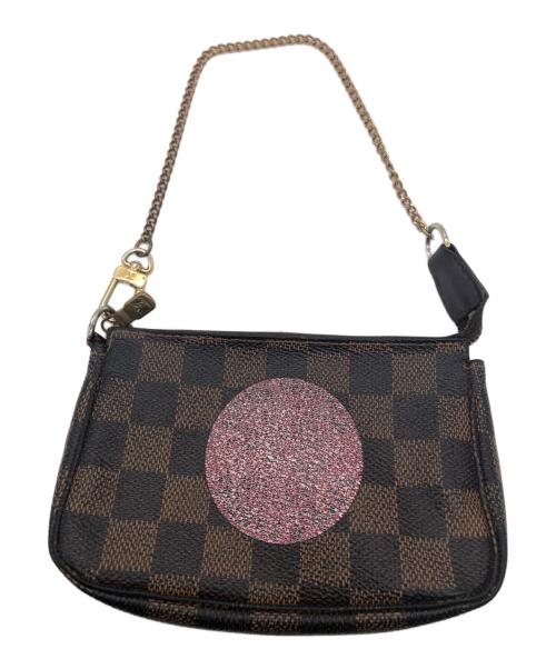 LOUIS VUITTON（ルイ ヴィトン）LOUIS VUITTON (ルイ ヴィトン) ミニ・ポシェット・アクセソワール T&B ブラウンの古着・服飾アイテム