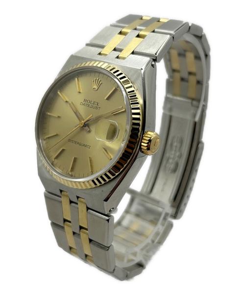 ROLEX（ロレックス）ROLEX (ロレックス) OYSTERQUARTZ DATEJUST オイスタークォーツ デイトジャスト 36 Ref.17013 シャンパン文字盤 シャンパン文字盤 サイズ:36.0mm/19.0cm/13コマの古着・服飾アイテム