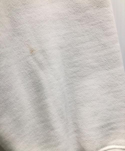 NIKE（ナイキ）NIKE (ナイキ) SUPREME (シュプリーム) Leather Applique Hooded Sweatshirt ホワイト サイズ:SIZE Mの古着・服飾アイテム