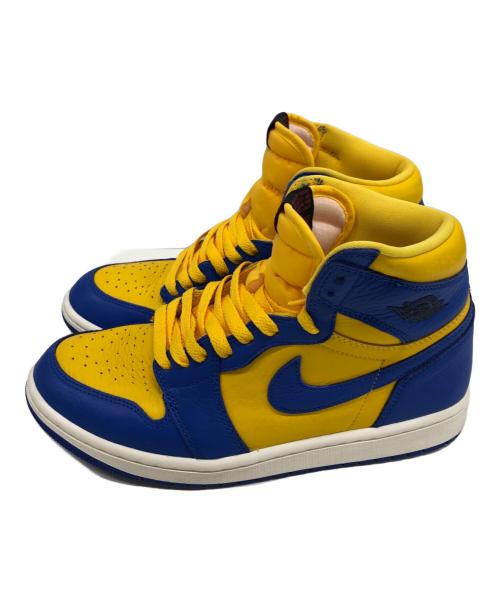 NIKE（ナイキ）NIKE (ナイキ) Women's Air Jordan 1 High OG ブルー×イエロー サイズ:25の古着・服飾アイテム