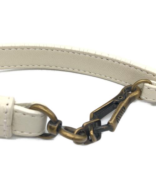 BOTTEGA VENETA（ボッテガベネタ）BOTTEGA VENETA (ボッテガベネタ) イントレチャートトートバッグ アイボリ‐の古着・服飾アイテム