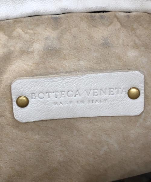 BOTTEGA VENETA（ボッテガベネタ）BOTTEGA VENETA (ボッテガベネタ) イントレチャートトートバッグ アイボリ‐の古着・服飾アイテム