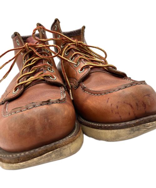 RED WING（レッドウィング）RED WING (レッドウィング) モックトゥブーツ レッド サイズ:US8の古着・服飾アイテム