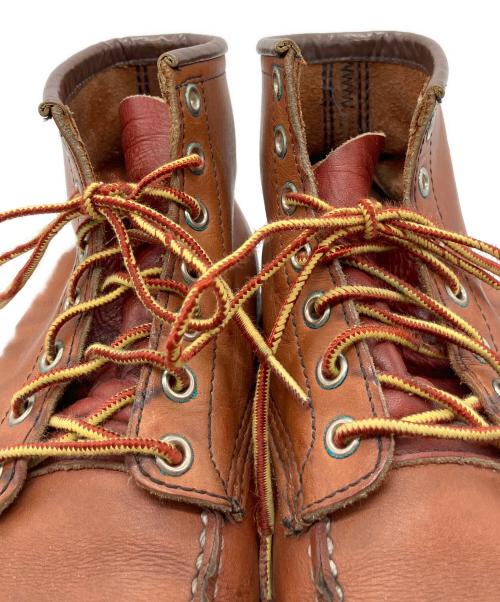 RED WING（レッドウィング）RED WING (レッドウィング) モックトゥブーツ レッド サイズ:US8の古着・服飾アイテム