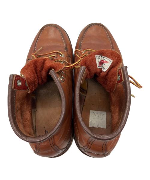 RED WING（レッドウィング）RED WING (レッドウィング) モックトゥブーツ レッド サイズ:US8の古着・服飾アイテム