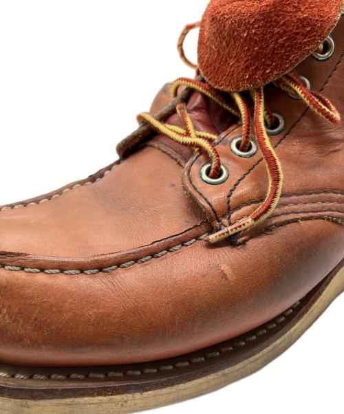 RED WING（レッドウィング）RED WING (レッドウィング) モックトゥブーツ レッド サイズ:US8の古着・服飾アイテム