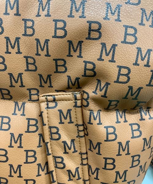 MOBB（モブ）MOBB (モブ) モノグラム柄ダウンジャケット ブラウン サイズ:M 未使用品の古着・服飾アイテム