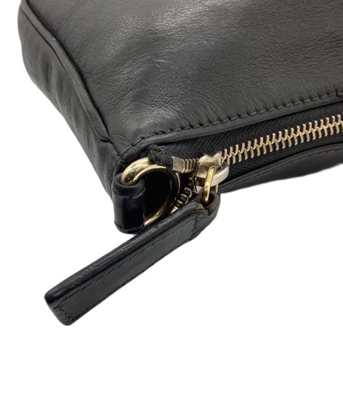 BVLGARI（ブルガリ）BVLGARI (ブルガリ) クラッチバッグ ブラックの古着・服飾アイテム