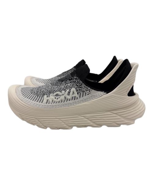 HOKAONEONE（ホカオネオネ）HOKAONEONE (ホカオネオネ) スニーカー ホワイト×ブラック サイズ:30cmの古着・服飾アイテム