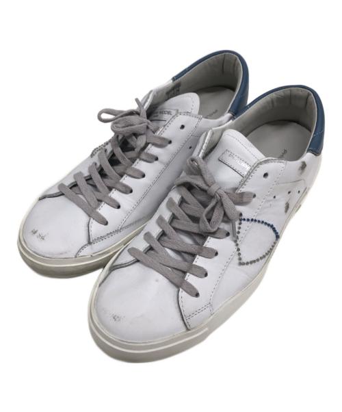PHILIPPE MODEL（フィリップ モデル）PHILIPPE MODEL (フィリップ モデル) PRLU VB27 ホワイト サイズ:26の古着・服飾アイテム