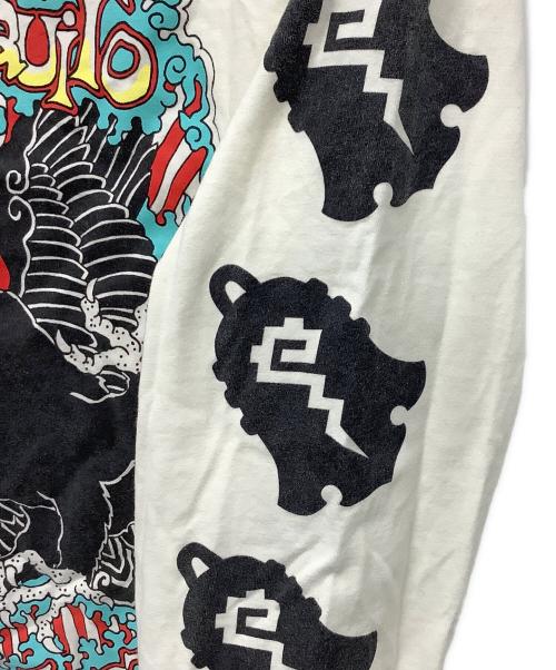 LOCO MOSQUITO（ロコモスキート）LOCO MOSQUITO (ロコモスキート) プリントカットソー アイボリー サイズ:XLの古着・服飾アイテム