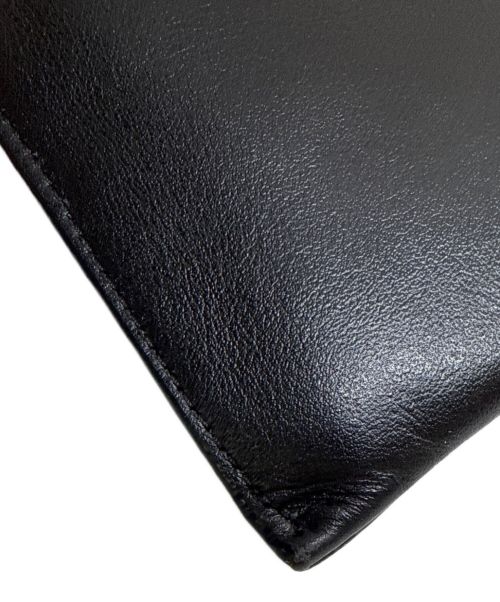 Saint Laurent Paris（サンローランパリ）Saint Laurent Paris (サンローランパリ) カレッジロゴクラッチバッグ ブラックの古着・服飾アイテム