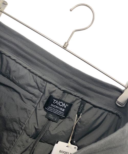 TAION（タイオン）TAION (タイオン) トラックダウンパンツ チャコールグレー サイズ:L 未使用品の古着・服飾アイテム