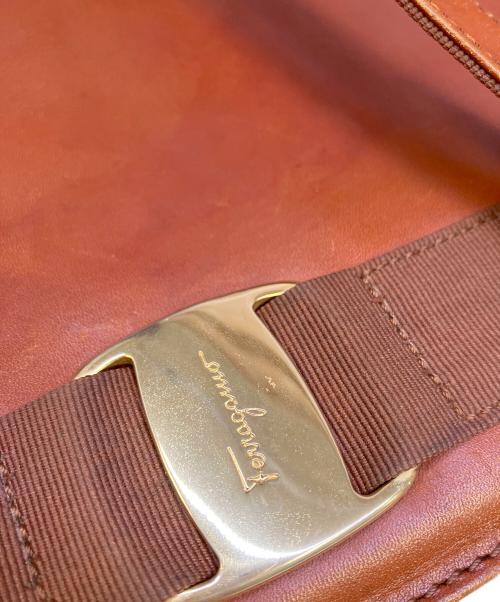 Salvatore Ferragamo（サルヴァトーレ フェラガモ）Salvatore Ferragamo (サルヴァトーレ フェラガモ) トートバッグ ブラウンの古着・服飾アイテム