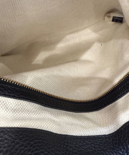 GUCCI（グッチ）GUCCI (グッチ) チェーントートバッグ ブラックの古着・服飾アイテム