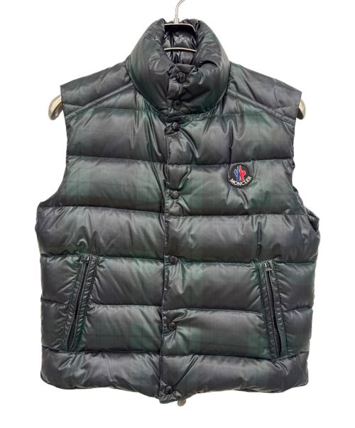 MONCLER（モンクレール）MONCLER (モンクレール) ダウンベスト グリーン サイズ:1の古着・服飾アイテム
