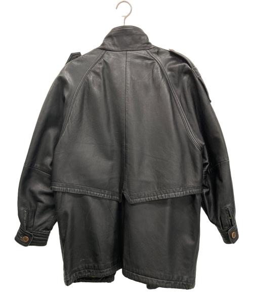 VITTORIO VITTORIO（ヴィットリオ ヴィットリオ）VITTORIO VITTORIO (ヴィットリオ ヴィットリオ) 【古着】レザージャケット ブラック サイズ:FREEの古着・服飾アイテム