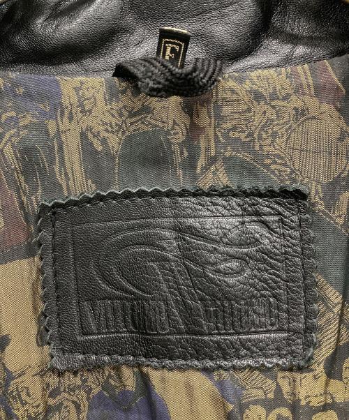 VITTORIO VITTORIO（ヴィットリオ ヴィットリオ）VITTORIO VITTORIO (ヴィットリオ ヴィットリオ) 【古着】レザージャケット ブラック サイズ:FREEの古着・服飾アイテム