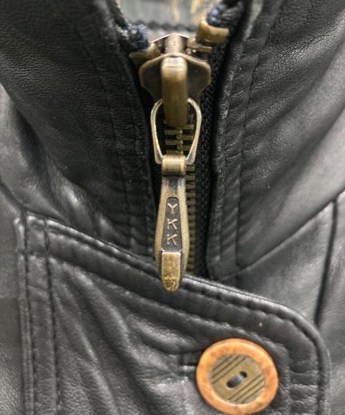 VITTORIO VITTORIO（ヴィットリオ ヴィットリオ）VITTORIO VITTORIO (ヴィットリオ ヴィットリオ) 【古着】レザージャケット ブラック サイズ:FREEの古着・服飾アイテム