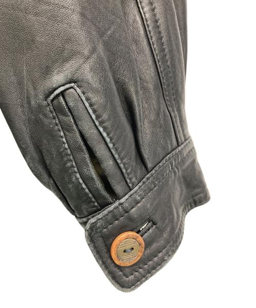 VITTORIO VITTORIO（ヴィットリオ ヴィットリオ）VITTORIO VITTORIO (ヴィットリオ ヴィットリオ) 【古着】レザージャケット ブラック サイズ:FREEの古着・服飾アイテム