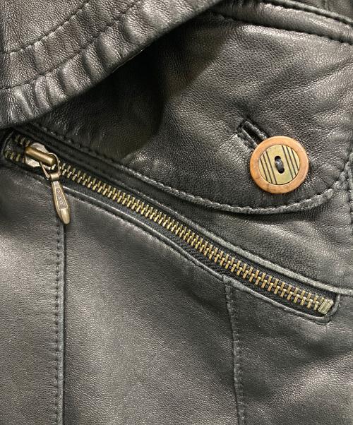 VITTORIO VITTORIO（ヴィットリオ ヴィットリオ）VITTORIO VITTORIO (ヴィットリオ ヴィットリオ) 【古着】レザージャケット ブラック サイズ:FREEの古着・服飾アイテム