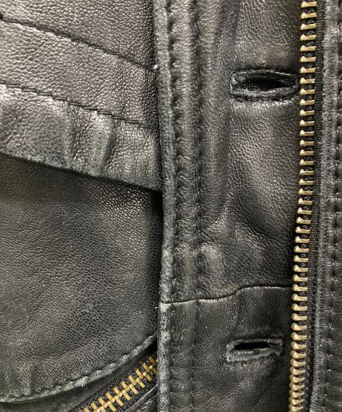 VITTORIO VITTORIO（ヴィットリオ ヴィットリオ）VITTORIO VITTORIO (ヴィットリオ ヴィットリオ) 【古着】レザージャケット ブラック サイズ:FREEの古着・服飾アイテム