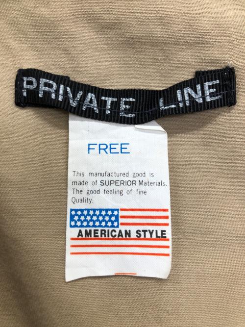 PRAVATE LINE（プライベートライン）PRAVATE LINE (プライベートライン) 【古着】アノラックパーカー ブラウン サイズ:SIZE　FREEの古着・服飾アイテム