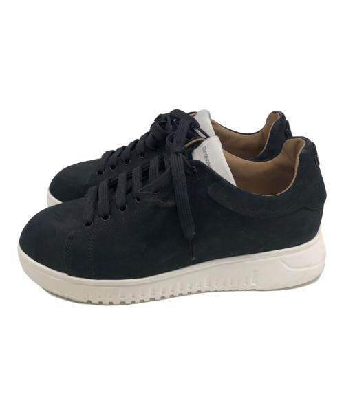 EMPORIO ARMANI（エンポリオ アルマーニ）EMPORIO ARMANI (エンポリオアルマーニ)  ヌバック ローレットソール ブラック サイズ:25.5の古着・服飾アイテム