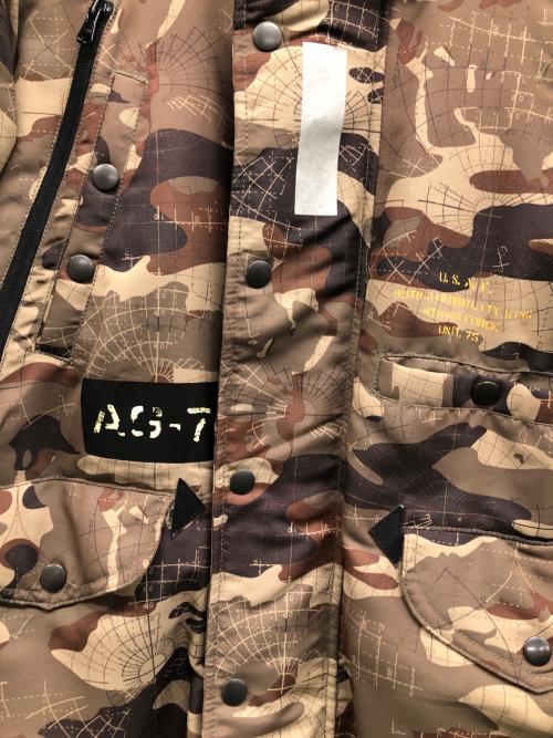 AVIREX（アヴィレックス）AVIREX (アヴィレックス) MULTI POCKETS STENCILジャケット ブラウン サイズ:SIZE　Mの古着・服飾アイテム